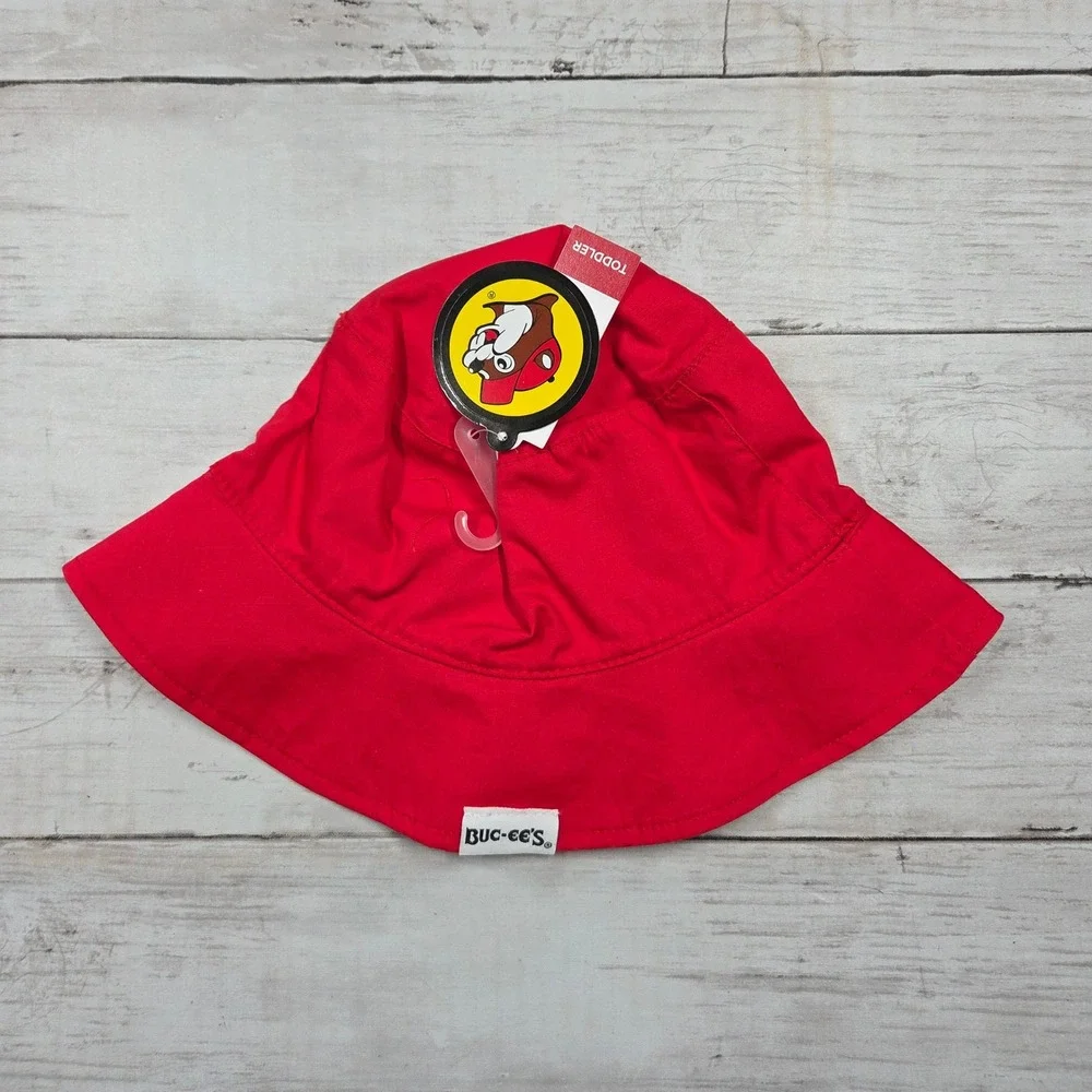 Buc-ee's Bucket Hat Toddler Red Beaver Face UPF‎ 50+ Sun Hat BUCHT01S